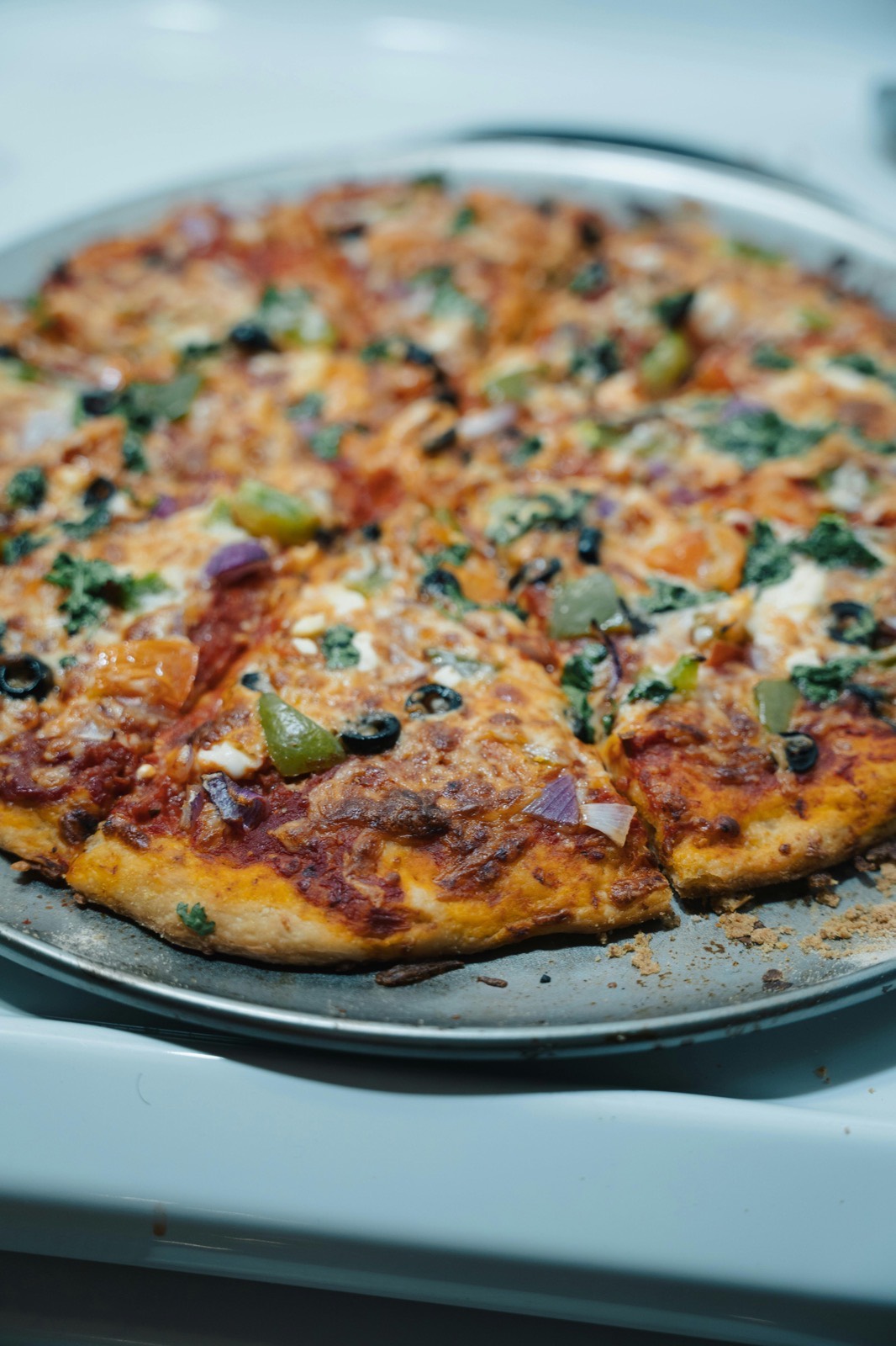 Neapolitan-style AI pizza with buffalo mozzarella